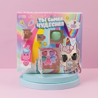 Набор детской косметики «Ты самая чудесная», тени, блеск для губ, бальзам для губ, глиттер, кольцо, подвеска Набор детской косметики «Ты самая чудесная», тени, блеск для губ, бальзам для губ, глиттер, кольцо, подвеска