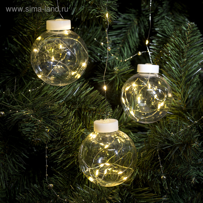 Гирлянда «Бахрома» 2.5 × 0.7 м роса с насадками «Шарики», IP20, серебристая нить, 150 LED, свечение тёплое белое, 12 В Гирлянда «Бахрома» 2.5 × 0.7 м роса с насадками «Шарики», IP20, серебристая нить, 150 LED, свечение тёплое белое, 12 В