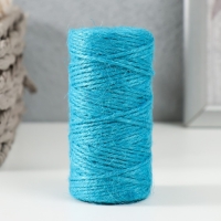 Пряжа 100% джут "Морская волна" 50 метров 4х4х10 см Пряжа 100% джут "Морская волна" 50 метров 4х4х10 см