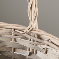 Набор корзин, 3 шт, 43х16/42 см, 35х14/35 см, 28х12/20 см, ива