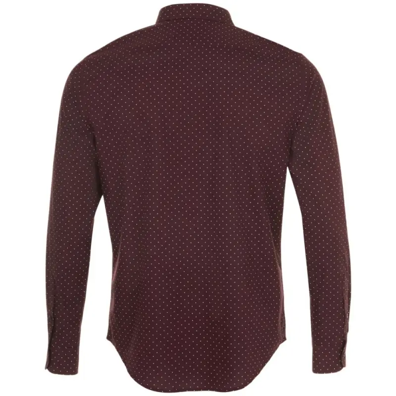 Рубашка мужская Becker Men, бордовая с белым, размер 3XL Рубашка мужская Becker Men, бордовая с белым, размер 3XL