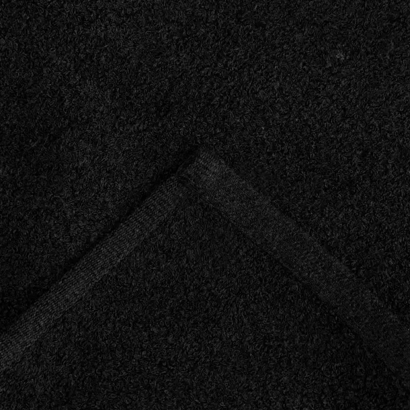 Полотенце махровое &laquo;Юнона&raquo;, малое, черное