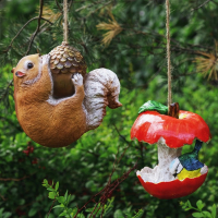 Подвесной декор "Белка на желуде" 17х17х8см Подвесной декор "Белка на желуде" 17х17х8см