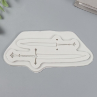 Молд силикон "Рыцарские мечи" 2 предмета 1х8х13,7 см Молд силикон "Рыцарские мечи" 2 предмета 1х8х13,7 см