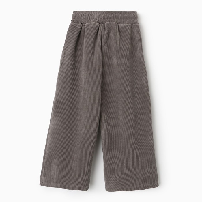 Брюки для девочек, НАЧЁС, цвет серый, рост 116-122 см