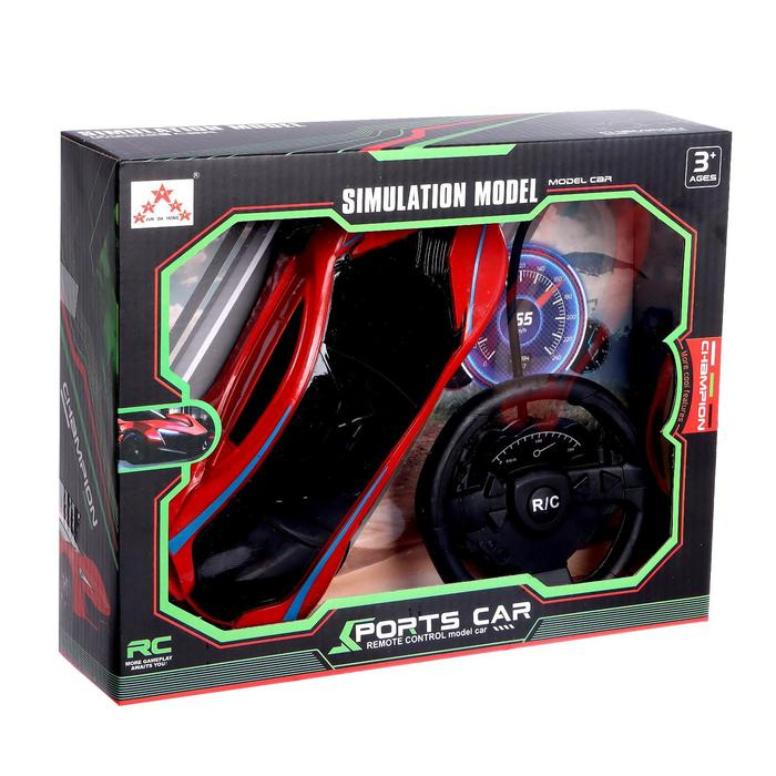 Машина радиоуправляемая &laquo;Купе&raquo;, работает от батареек, МИКС