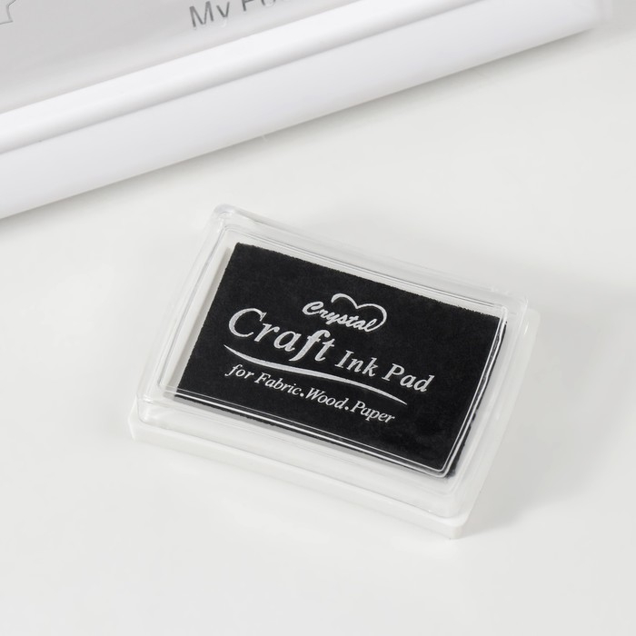 Фоторамка пластик на 2 фото 7,5х10 см с штемп.подушкой Фоторамка пластик на 2 фото 7,5х10 см с штемп.подушкой "Малыш" белая 22х27 см