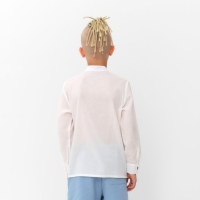 Рубашка для мальчика MINAKU цвет белый, рост 164