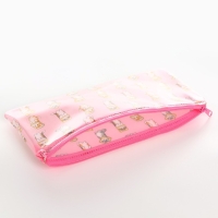 Пенал школьный мягкий плоский 9,5 х 20,5 ПВХ &laquo;1 сентября: Котятки&raquo; МИКС