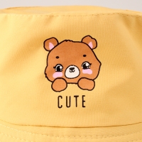 Панама детская для девочки «Мишутка», цвет жёлтый, р-р 48-50 Панама детская для девочки «Мишутка», цвет жёлтый, р-р 48-50