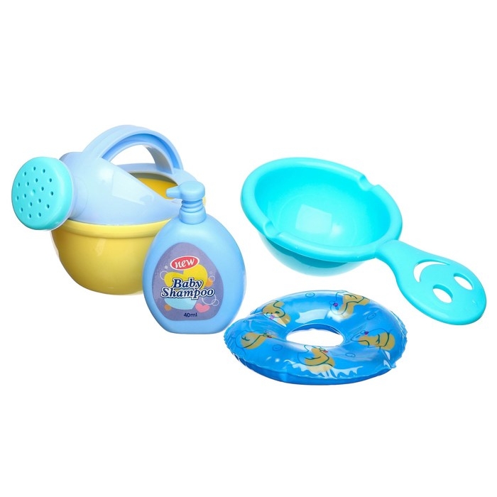 Набор резиновых игрушек для ванны &laquo;Игры малыша&raquo;, с пищалкой, 10 шт, Крошка Я