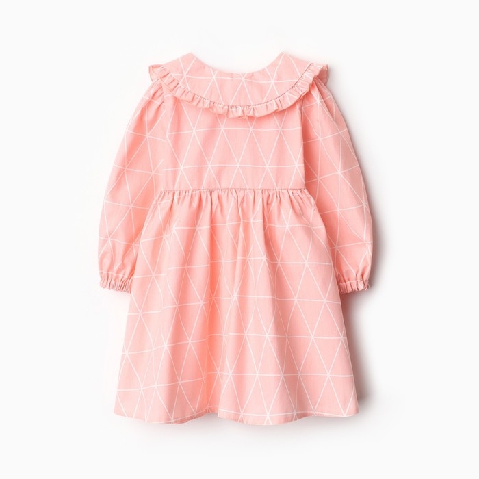 Платье детское с воротником KAFTAN Платье детское с воротником KAFTAN "Ромбик" р.32 (110-116 см)