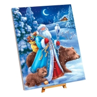 Картина по номерам на холсте с подрамником &laquo;Новый год! Дед Мороз&raquo;, 40 &times; 50 см