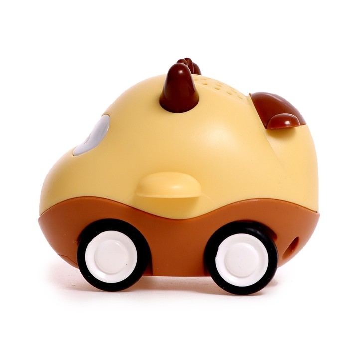 Музыкальная игрушка &laquo;Весёлые машинки&raquo;, звук, свет, цвет жёлтый