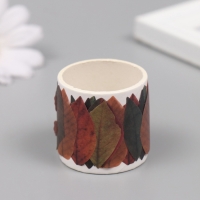 Клейкая лента бумага "Листья деревьев" 50 картинок 3,5х3,5х3.7 см Клейкая лента бумага "Листья деревьев" 50 картинок 3,5х3,5х3.7 см