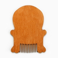 Расческа для бороды в конверте «Череп» 7,3 х 9,7 см Расческа для бороды в конверте «Череп» 7,3 х 9,7 см