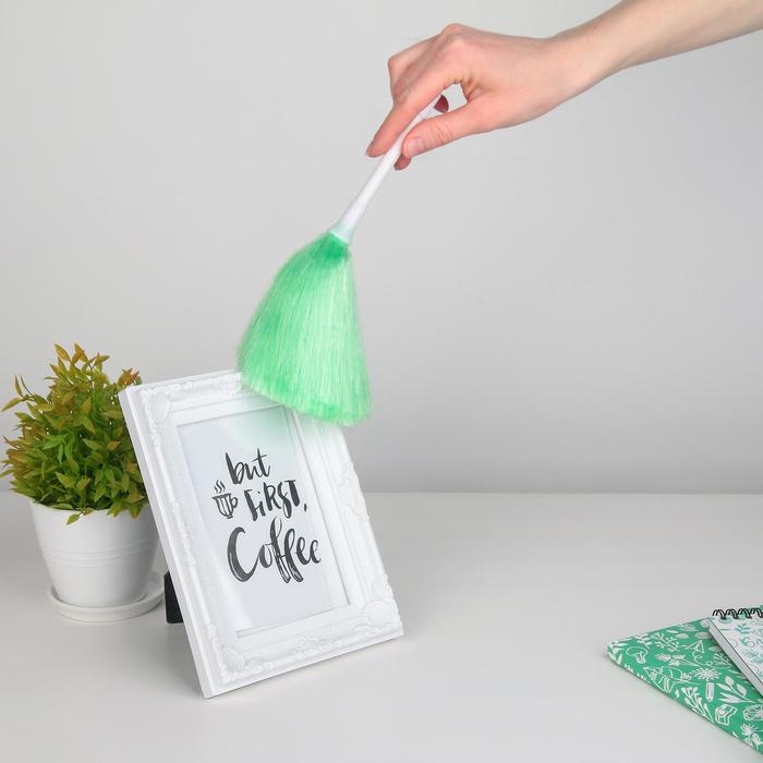 Щётка для удаления пыли, 21&times;5&times;2 см, цвет МИКС