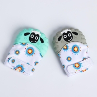 Прорезыватель рукавичка &laquo;Овечка&raquo;, на липучке, цвет МИКС, Крошка Я