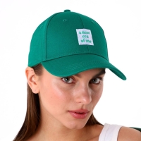 Кепка женская A new era of me, цвет зелёный, р-р 56 Кепка женская A new era of me, цвет зелёный, р-р 56