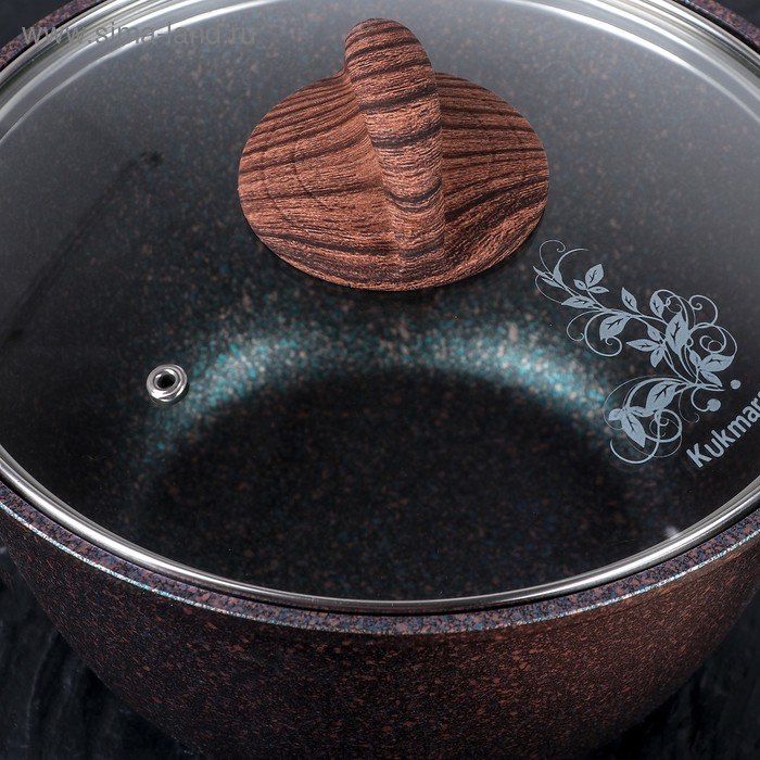 Кастрюля Granit ultra, 3 л, d=22 см, h=12.5 см, антипригарное покрытие