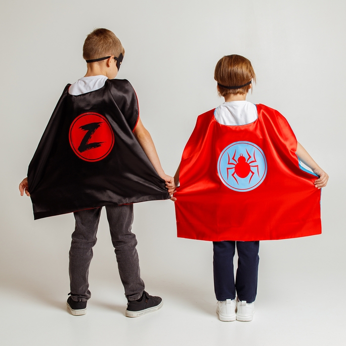 Карнавальный набор &laquo;Загадочный мститель&raquo;: плащ и маска