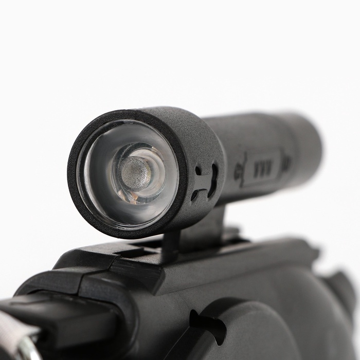 Рулетка &laquo;Косточка&raquo; с фонарем и отсеком для пакетов, 4,5 м, вес животного до 20 кг, черная