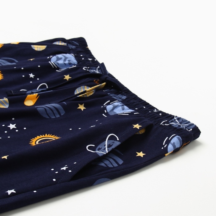 Пижама мужская (футболка и шорты) KAFTAN Space, р-р 52 Пижама мужская (футболка и шорты) KAFTAN Space, р-р 52