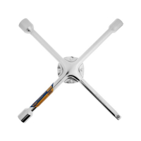 Ключ баллонный крестообразный усиленный ТУНДРА, 16 х 350 мм, сатин, 17х19х21 мм, квадрат 1/2" Ключ баллонный крестообразный усиленный ТУНДРА, 16 х 350 мм, сатин, 17х19х21 мм, квадрат 1/2"