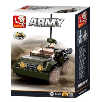 Конструктор Армия &laquo;Джип&raquo;, 83 детали