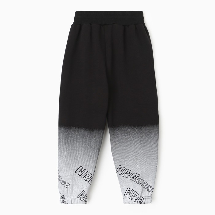 Брюки спортивные для мальчиков, НАЧЁС, цвет черный, рост 80-86 см