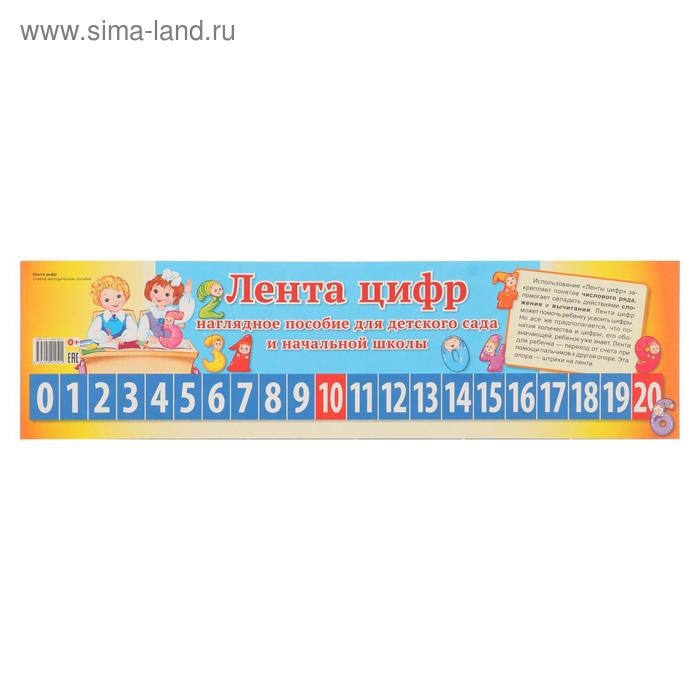 Плакат-лента "Лента цифр" 135 х 10 см