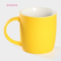 Кружка фарфоровая Доляна «Котик», 350 мл Кружка фарфоровая Доляна «Котик», 350 мл