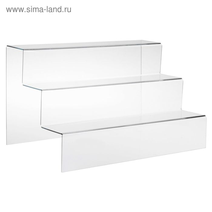 Горка 3 ступеньки, 50×32×30 см, оргстекло 3 мм, В ЗАЩИТНОЙ ПЛЁНКЕ Горка 3 ступеньки, 50×32×30 см, оргстекло 3 мм, В ЗАЩИТНОЙ ПЛЁНКЕ