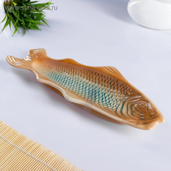 Блюдо Блюдо "Сельдь" 39см, цветная