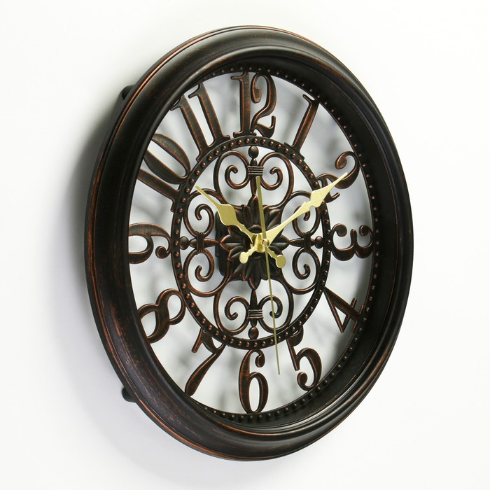 Часы настенные, серия: Интерьер, Часы настенные, серия: Интерьер, "Сутри", дискретный ход, d-35 см