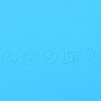 Коврик для айсинга Доляна «Кружево», силикон, 38,5×11,4 см, цвет синий Коврик для айсинга Доляна «Кружево», силикон, 38,5×11,4 см, цвет синий