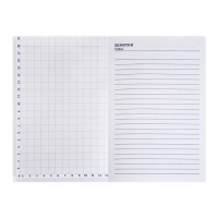 Ежедневник недатированный BOSS А5, 140 листов в клетку, с ручкой, обложка ПВХ, МИКС