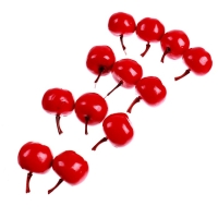 Счётный набор "Красные яблочки", 12 шт., яблоко: 3,5 &times; 3 см