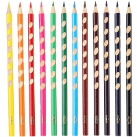 Цветные карандаши, 12 цветов, трехгранные, Смешарики Цветные карандаши, 12 цветов, трехгранные, Смешарики