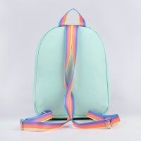 Рюкзак детский для девочки текстильный &laquo;Единорог и цветы&raquo;, 27х23х10 см