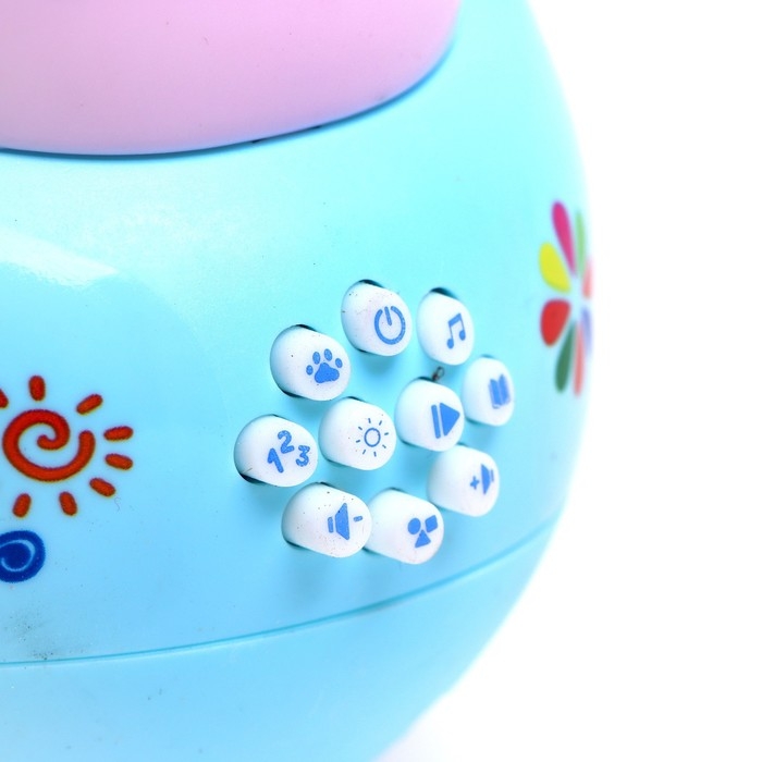 Музыкальная неваляшка &laquo;Мой малыш&raquo;, звук, свет, цвет голубой