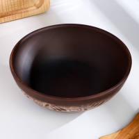 Салатник классический &laquo;Ангоб&raquo;, 1л, 6 х 18,5 х 18,5см