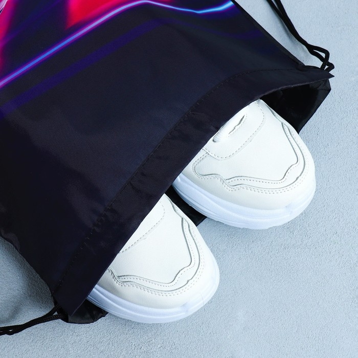 Мешок для обуви &laquo;Гонщик&raquo; болоньевый материал, 30 х 40 см