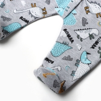 Комбинезон детский, цвет серый, рост 68 см