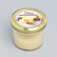 Свеча в банке ароматическая "Ванильная карамель", 5х6 см, 120 г Свеча в банке ароматическая "Ванильная карамель", 5х6 см, 120 г