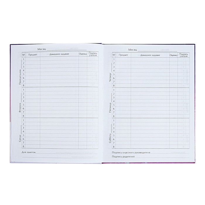 Дневник для 1-4 классов Дневник для 1-4 классов "Нежные мечты", твёрдая обложка, голография, 48 листов