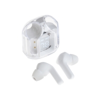 Наушники беспроводные Air31, TWS, вакуумные, BT 5.0, 45/230 мАч, прозрачные, белые Наушники беспроводные Air31, TWS, вакуумные, BT 5.0, 45/230 мАч, прозрачные, белые