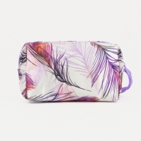 Косметичка на молнии, цвет сиреневый Косметичка на молнии, цвет сиреневый