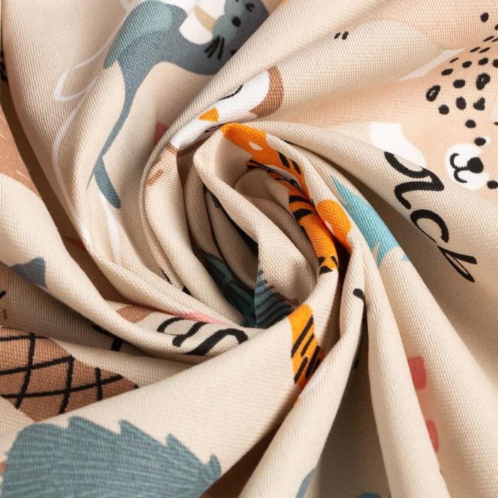 Штора Этель &laquo;Веселый алфавит&raquo;, 145х260 см, 100% хлопок