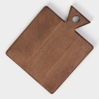 Доска разделочная для подачи Wild Kitchen, 27&times;22&times;2.5 см, граб темный